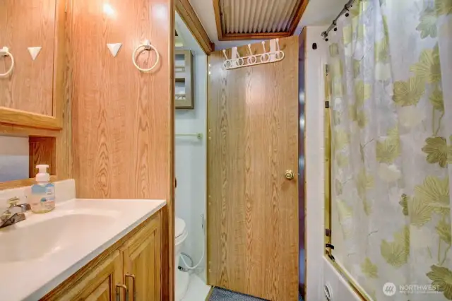 Full bathroom view