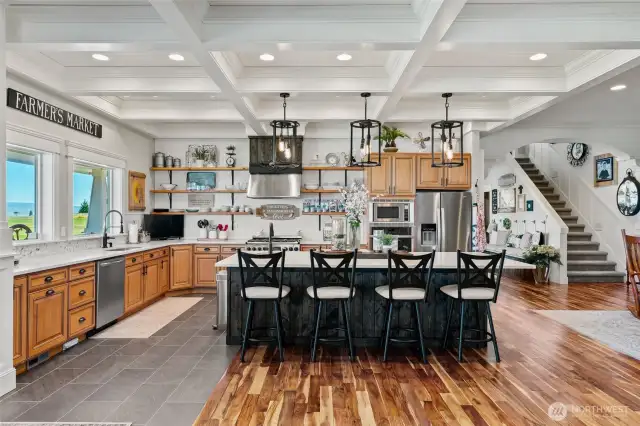 Custom coffered ceilings