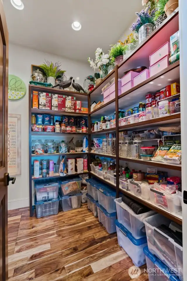 Large walk-in pantry