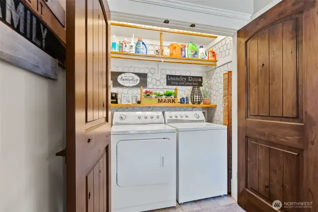 Upstairs laundry!