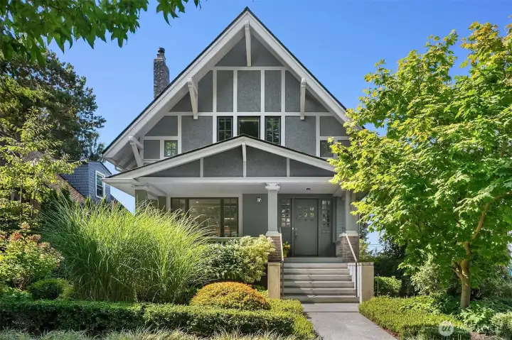 Charming QA Craftsman. Low maintenance landscaping complete with irrigation.