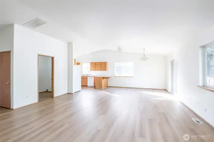 Brand new exterior paint throughout the home.