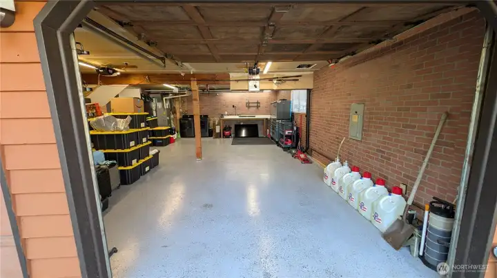 Fully Insulated & Finished Garage.