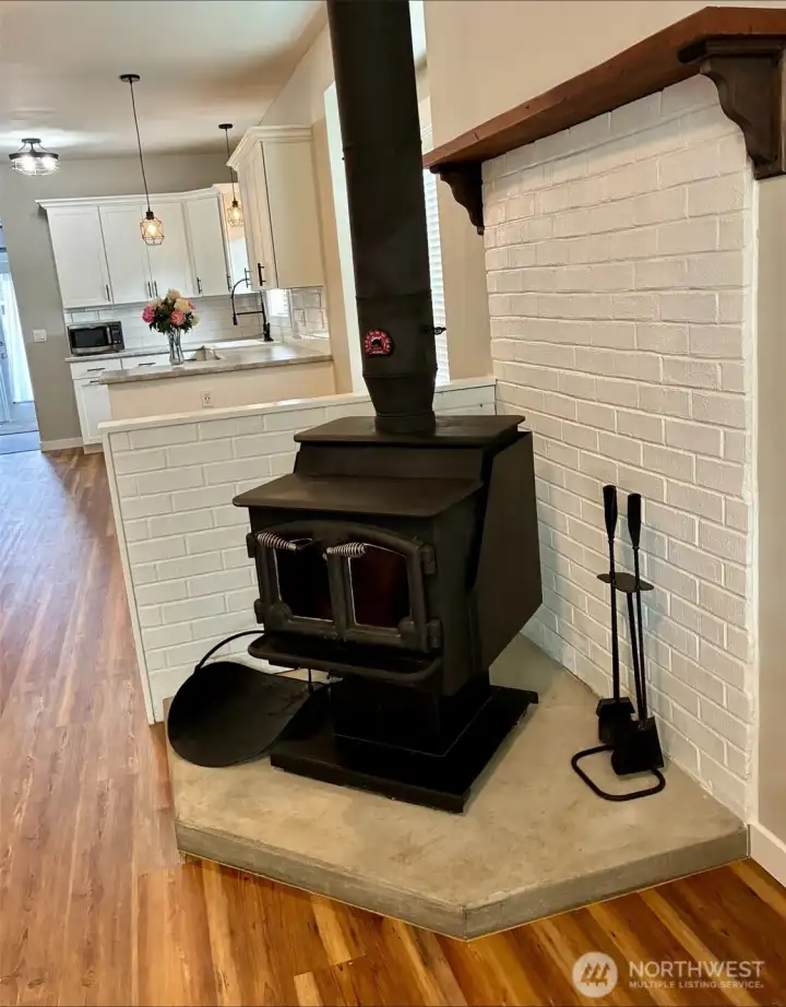 ozy and efficient Lopi Woodstove