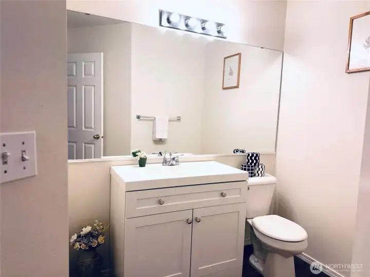 Half bath main floor