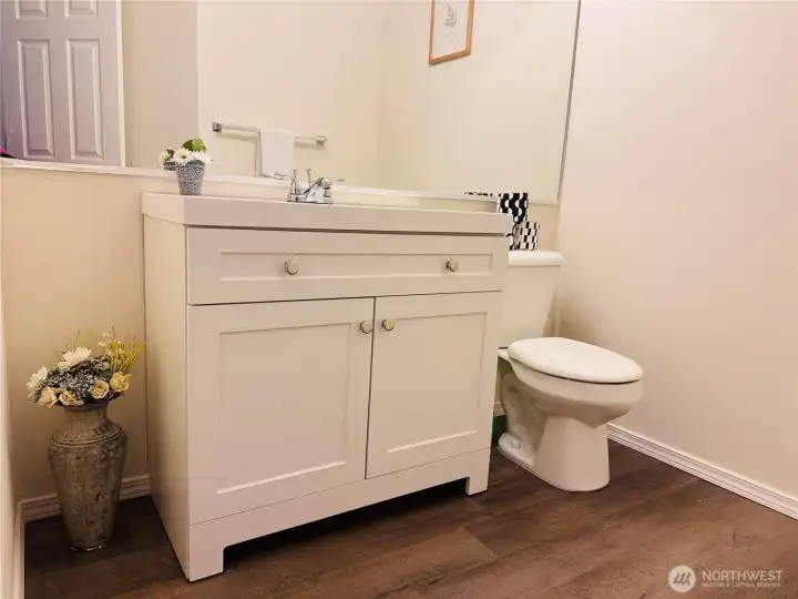 Half bath main floor