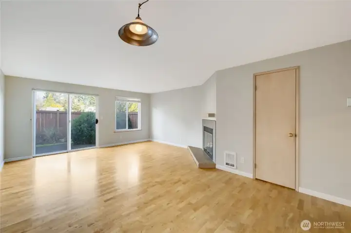 From the Kitchen looking out into main room