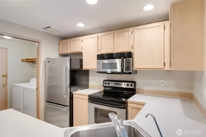 Kitchen to Laundry, Garage exit door