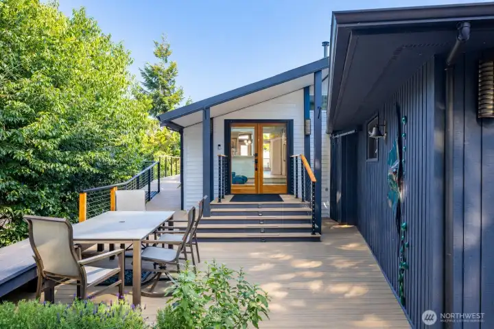 Front Door & Outdoor Dining
