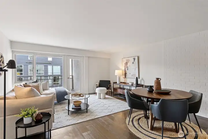 Unit #12 is an inviting 2 bedrooms, 1 bath home with 687 square feet its own outdoor entrance.