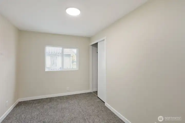 1st bedroom- would work great as a home office or craft room