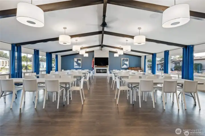 Clubhouse meeting hall