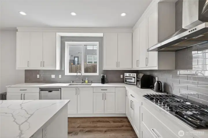The kitchen is exceptional from every angle.