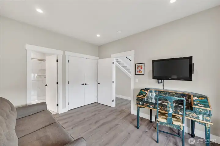 Main floor bedroom with ensuite.