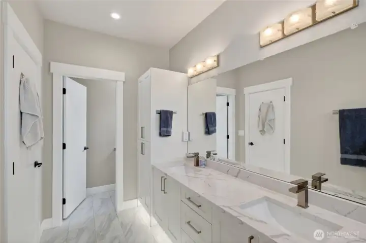 Primary ensuite has separate "water closet."