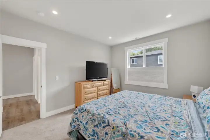 Another view of second upstairs bedroom.