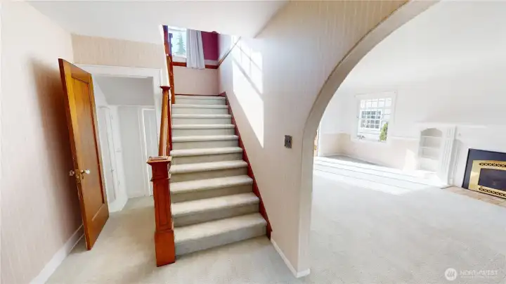 Let's head upstairs.