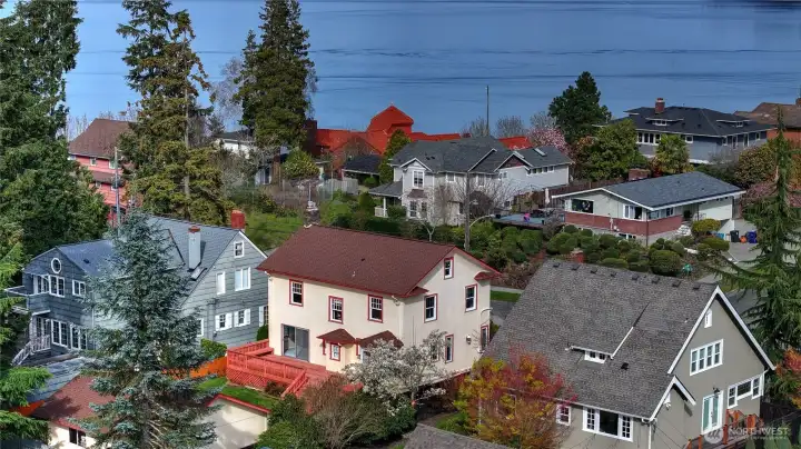 The neighboring homes are large and have been updated. Your new home is in an area with million dollar plus homes and the bones are fabulous, so money in should be money well spent.