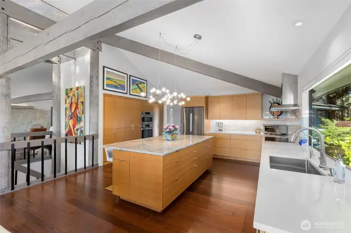 What an amazing kitchen and gathering space! What an amazing kitchen and gathering space!
