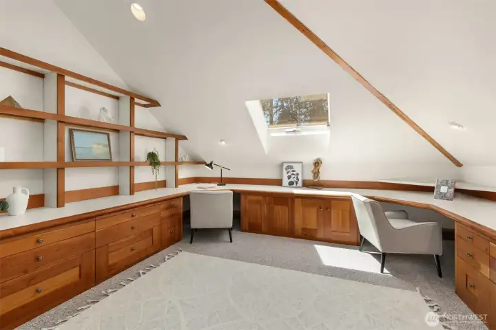 The upper office.