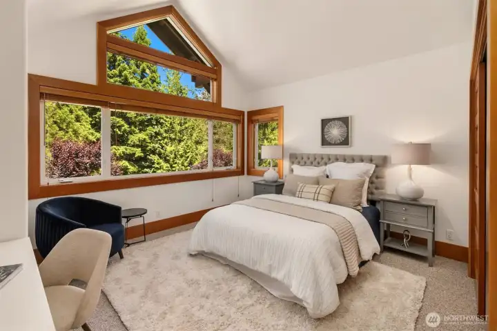 The second ensuite bedroom has a 3/4 bath.