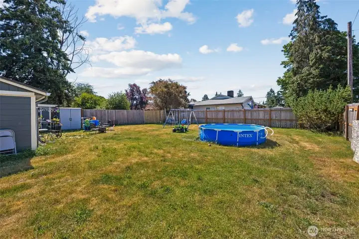Each has its own large fully fenced back yard  with private access. 1644 utility is in attached storage area.