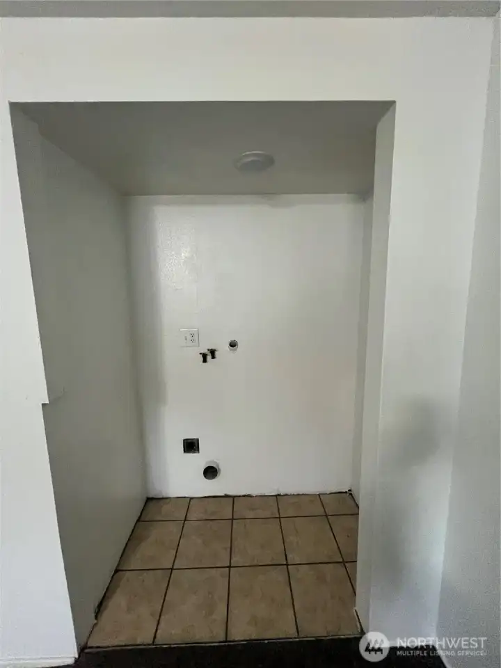 1642 utility area inside unit