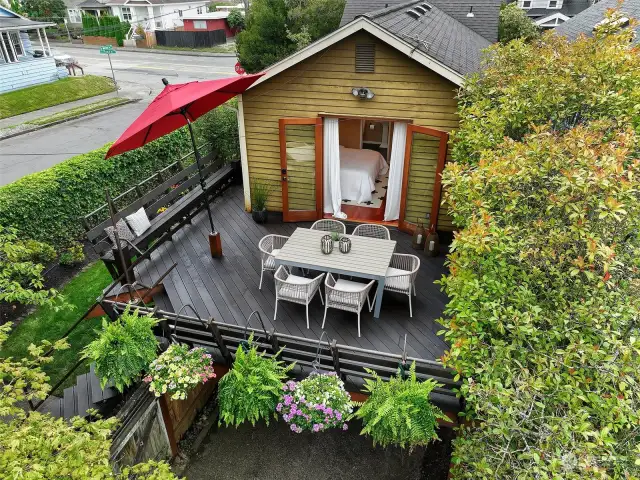 Just a lovely and inviting outdoor living space!