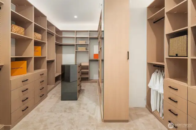 Primary closet