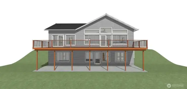 Lake-facing Rendering