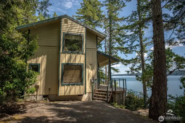 Two story home built to take advantage of the view!