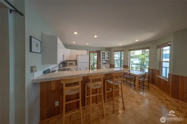 Kitchen with a view.