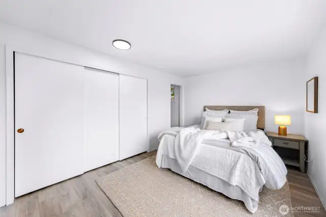 Large closet with organizers