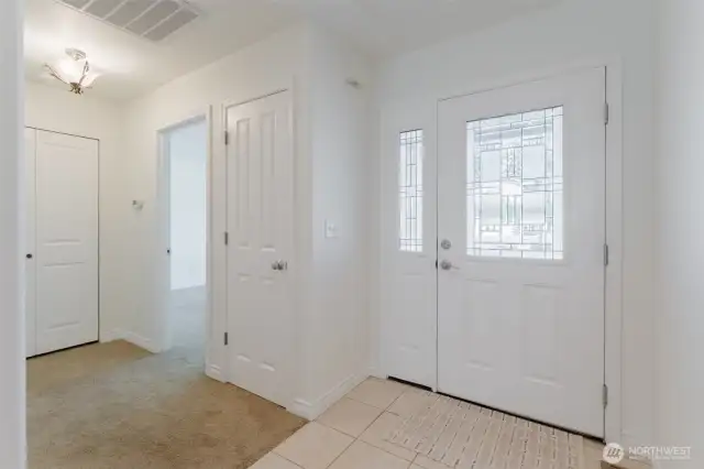 Open entry to the home