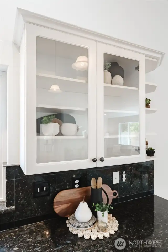 Showcase cabinet is an upgrade feature