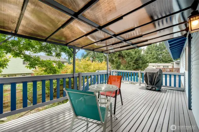 Entertainment sized custom deck