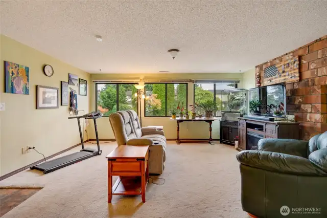 Downstairs features big windows as well:)