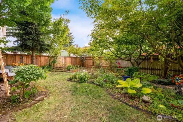 So much space for gardening.