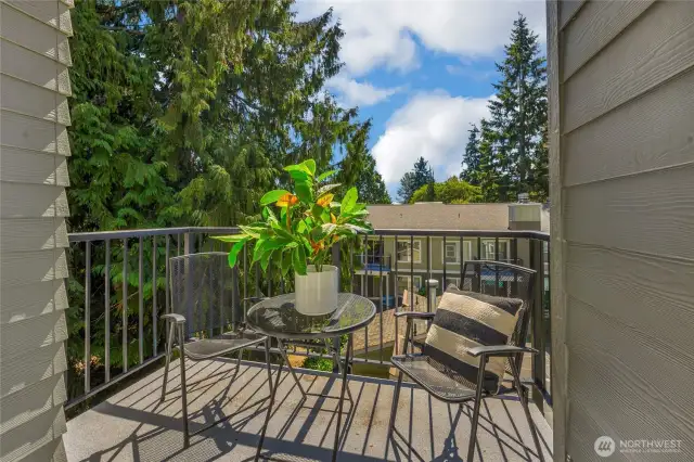 charming private deck
