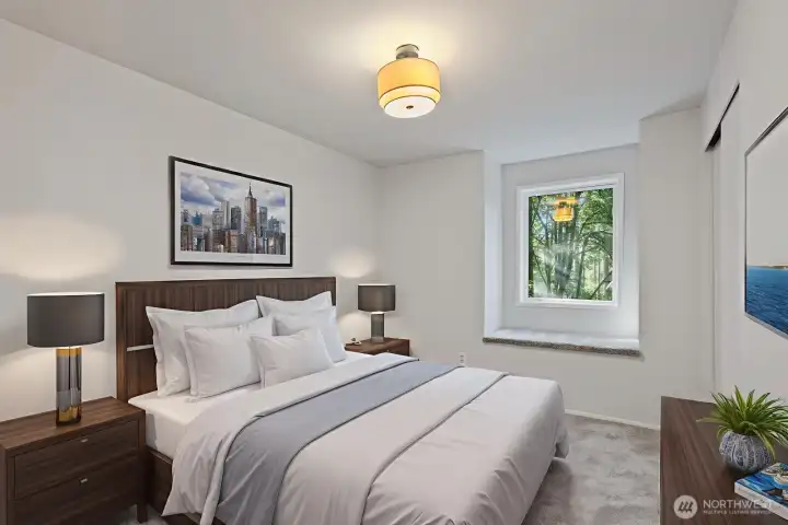 Virtually staged to show an example of how the space could be used.