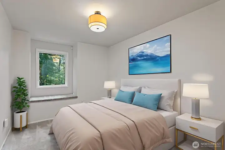 Virtually staged to show an example of how the space could be used.