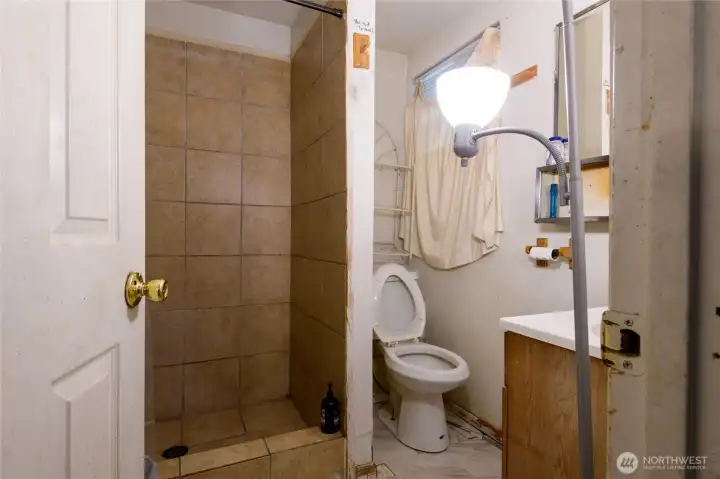 Lower level 3/4 bath.