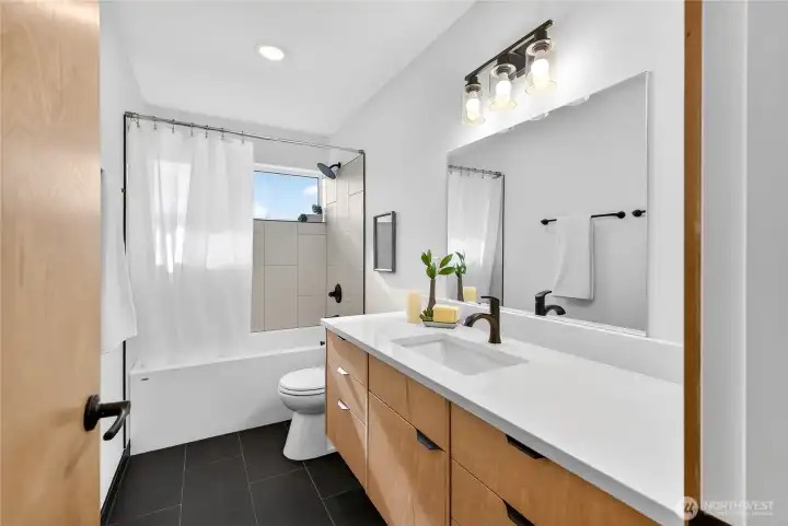 Upstairs bathroom (bathroom #2).