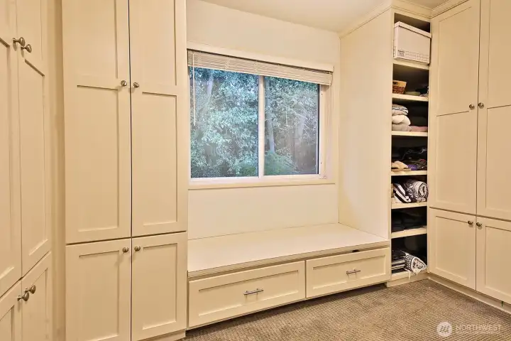 primary walk in closet