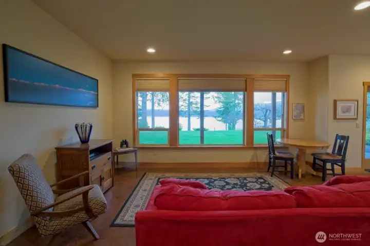 Lower Level Living Room with gorgeous views