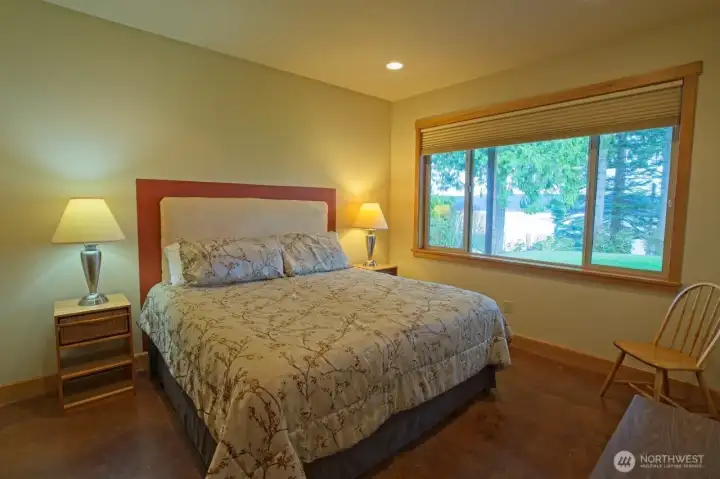 Lower Level Bedroom with views