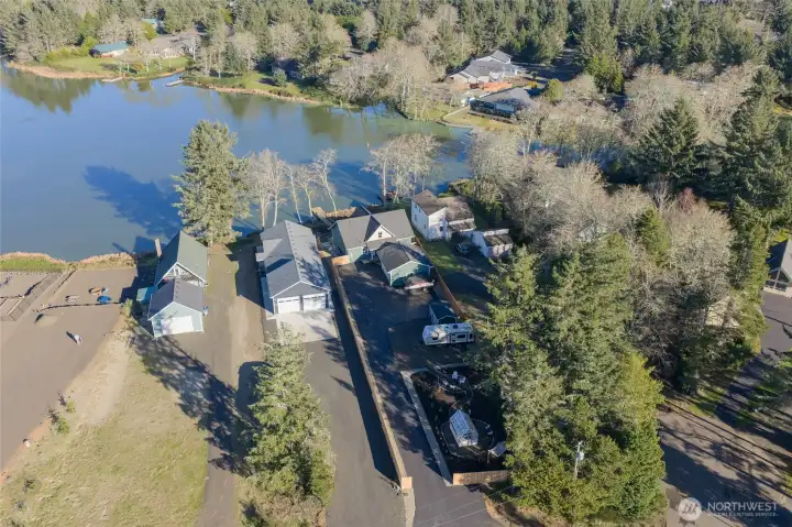 Enjoy year round views of the lake