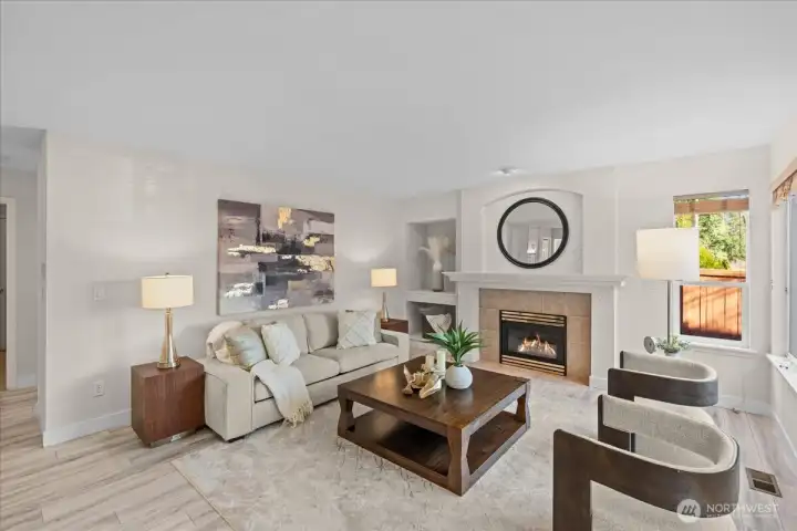 You will love hanging out in the family room for movie night or cozy up in front of the gas fireplace with a book for a quieter evening