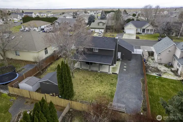 Large lot located in a desirable neighborhood