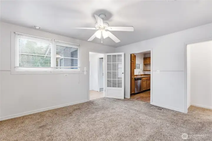 Formal dining area that bridges the charm of the past with the open-concept potential of the future.